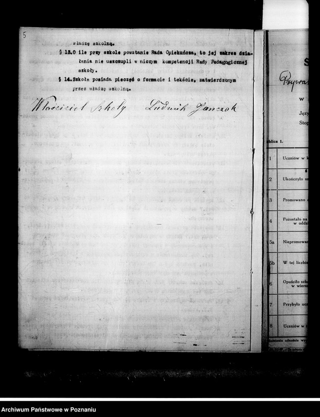 Obraz 9 z jednostki "Prywatna Szkoła Powszechna Ludwika Jańczaka w Majdanach"