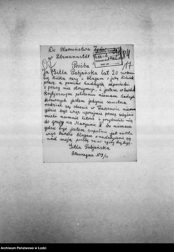 Obraz 20 z jednostki "[Podania o pracę]"