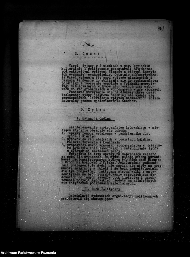 Obraz 20 z jednostki "Sprawozdania miesięczne z życia mniejszości narodowych za miesiące styczeń-luty-marzec-kwiecień-maj-czerwiec 1939 r."