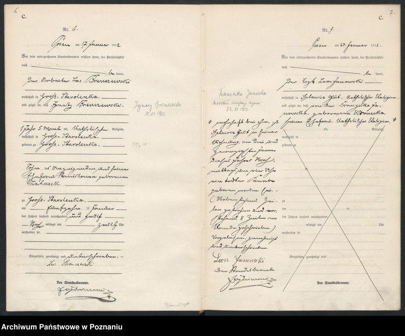 Obraz 6 z jednostki "Księga miejscowa zgonów [Rejestr główny zgonów]"