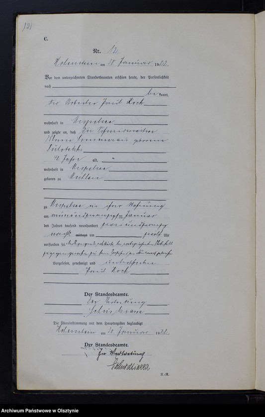 image.from.unit.number "Sterbe-Neben-Register Nr 1 - 105"