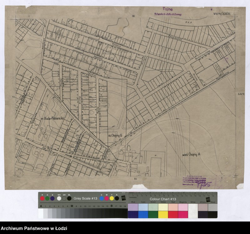 Obraz 1 z jednostki "Plan m. Łodzi 1:2000. Sekcja SW71"