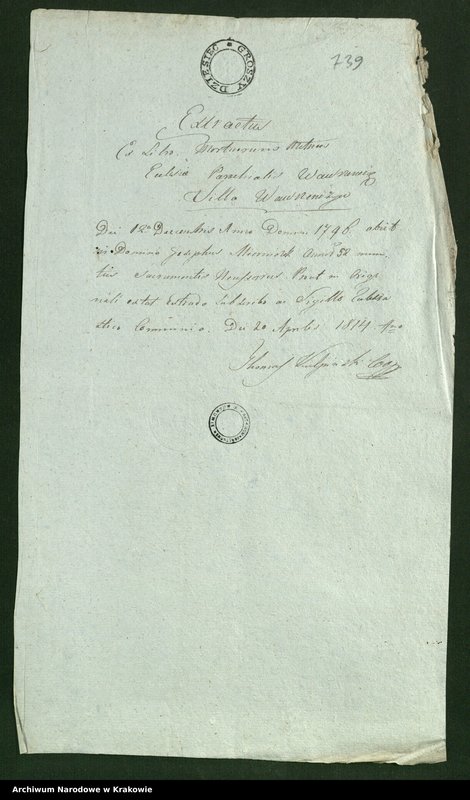 image.from.unit.number "Allegaty do małżeństw parafii Wawrzeńczyce"