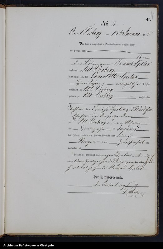 Obraz 6 z jednostki "Haupt-Sterbe-Register Nr 1 - 56"