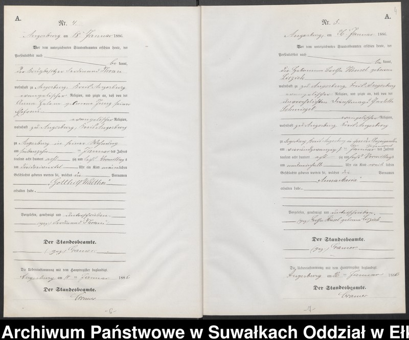 image.from.unit.number "Geburts-Neben-Register des Preussischen Standes-Amtes Angerburg Kreis Angerburg"