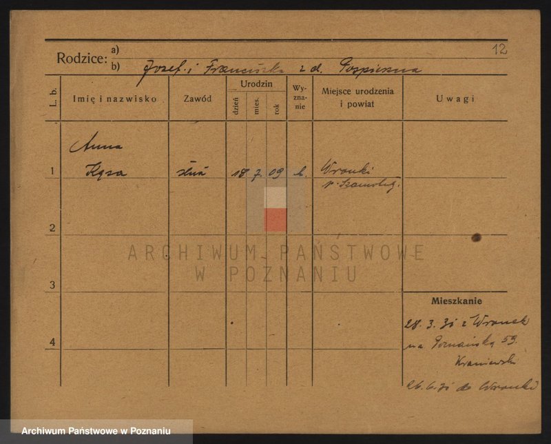 Obraz 12 z jednostki "Kępski - Kielasiński (Kü)"