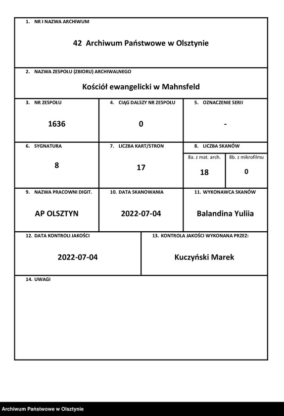 image.from.unit.number "Kirchen-Kassen Rechnung für Mahnsfeld"