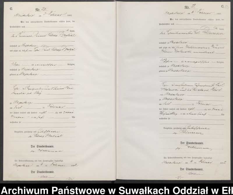 image.from.unit.number "Sterbe-Neben-Register des Preussischen Standes-Amtes Angerburg Kreis Angerburg"