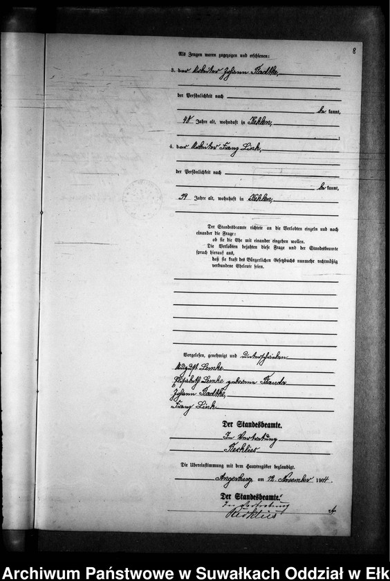 image.from.unit.number "Heirats-Neben-Register des Preussischen Standes-Amtes Kehlen Kreis Angerburg"