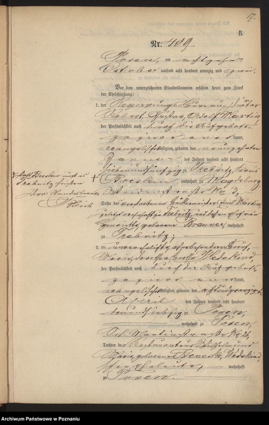 Obraz 20 z jednostki "Księga małżeństw t. III"