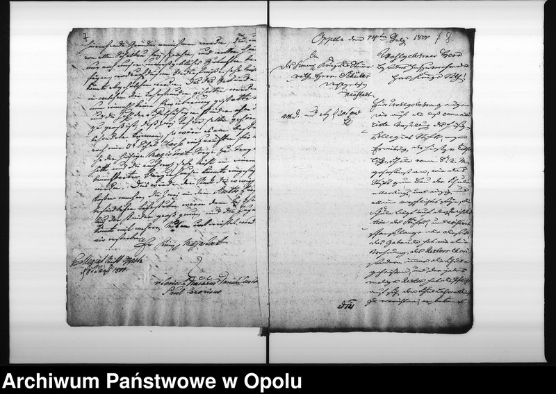 Obraz 10 z jednostki "Acta Specialia des Magistrats zu Oppeln wegen Vergrösserung der katholischen Stadt-Schule hieselbst"