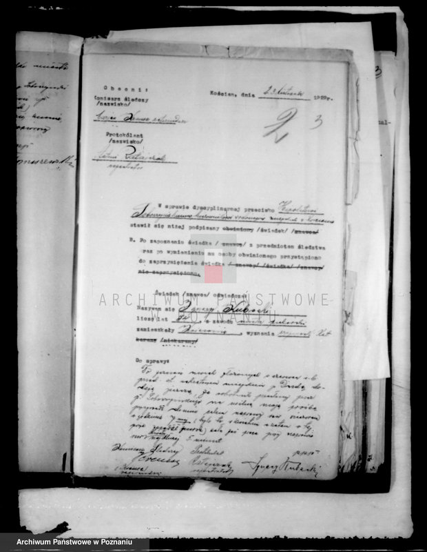 Obraz 7 z jednostki "Sprawy różne miasta Kościana"