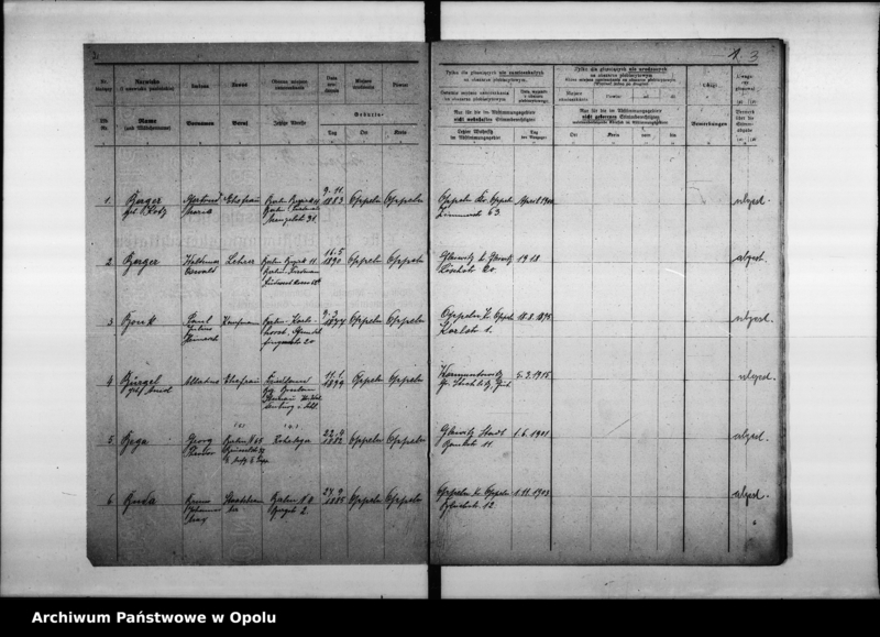 Obraz 6 z jednostki "Wahllokal: Altes Kreisgericht Krakauerstr[asse] 32"