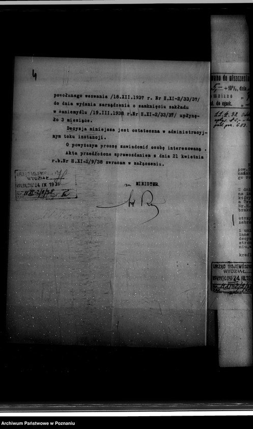 Obraz 8 z jednostki "Wniosek Piotra Grześkowiaka na Zakład Elektryczny w Zaniemyślu powiat średzki"