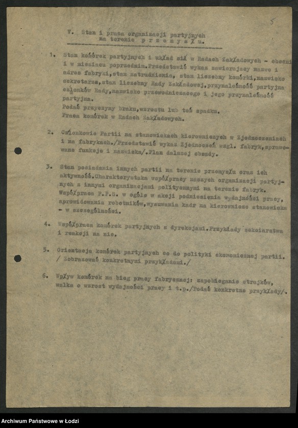 Obraz 6 z jednostki "Sprawozdania Wydziału [z działalności]"