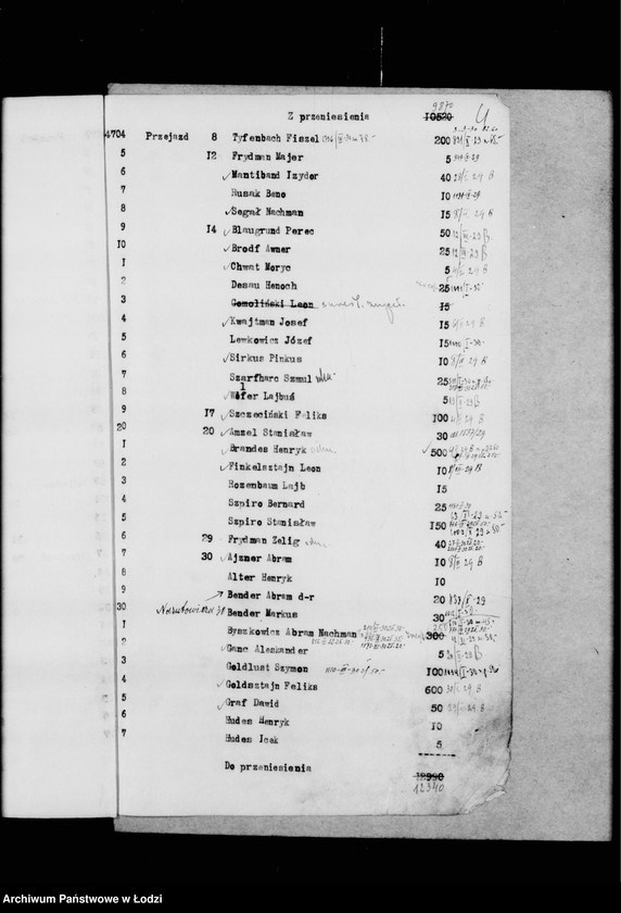 Obraz 8 z jednostki "Rejestr poborczy"