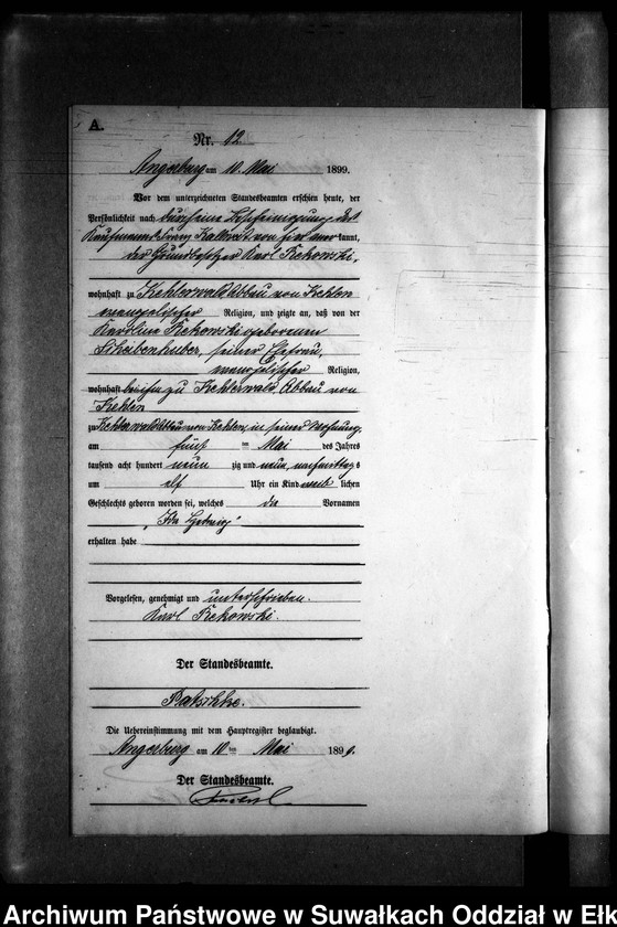 image.from.unit.number "Geburts-Neben-Register des Preussischen Standes-Amtes Kehlen Kreis Angerburg"