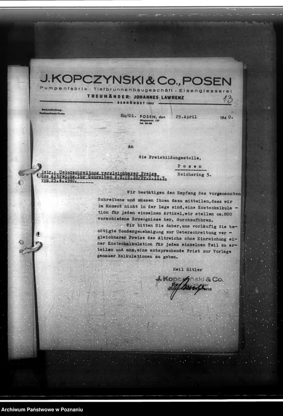 Obraz 17 z jednostki "Metallwirtschaft. Preisbildung der Maschinen"