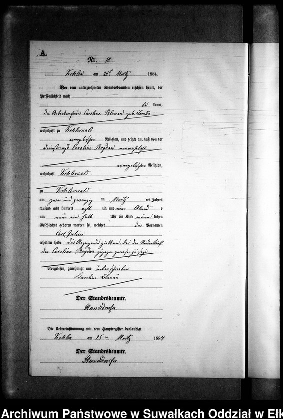 image.from.unit.number "Geburts-Neben-Register des Preussischen Standes-Amtes Kehlen Kreis Angerburg"