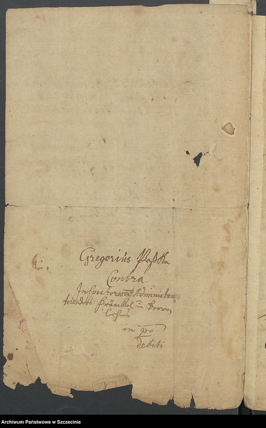 image.from.unit.number "Administrator des Fränkel- und Dörrren-Lehns zu Stargard gegen Gregorius Peßke und Kaufmann Jakob Pauli wegen Schulforderung"