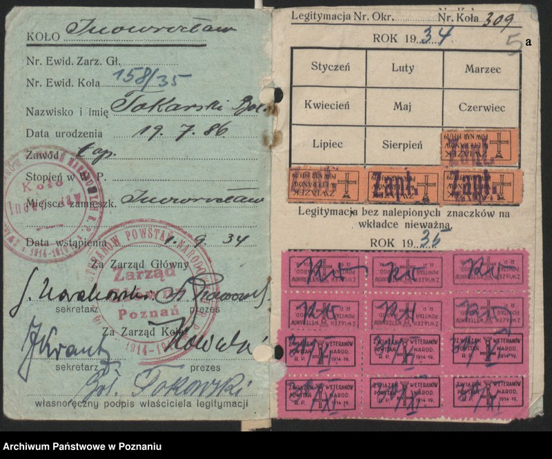 image.from.unit.number "Poznań - Stare Miasto akta koła."