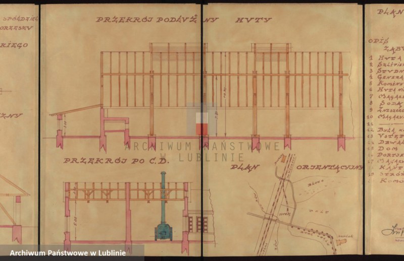image.from.unit.number "[Projekt huty szklanej Spółdzielni Wytwórczej "Szklarnia" w Orzeszu, filia Ruda-Opalin, pow. chełmski]"