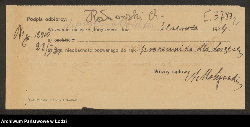 Obraz 4 z jednostki "Chaim Kozłowski- sprzedaż żelaza"