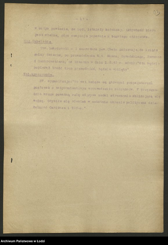 Obraz 14 z jednostki "Biuletyny Referatu Sprawozdawczego Komitetu Centralnego t. 2"