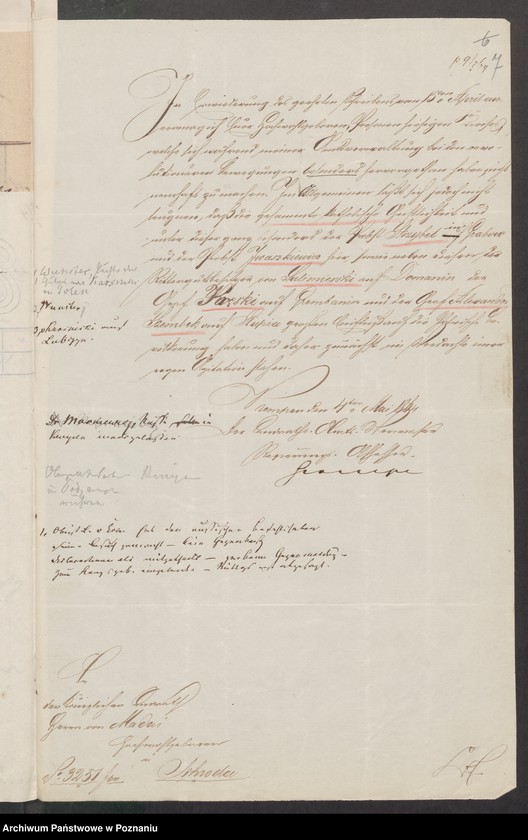 Obraz 10 z jednostki "Acta generalia des Oberpäsidialkommissars Landrat von Madai zu Kosten betreffend die Verfolgung der polnisch-revolutionären Umtriebe im Kreise Schildberg /Ostrzeszów/."