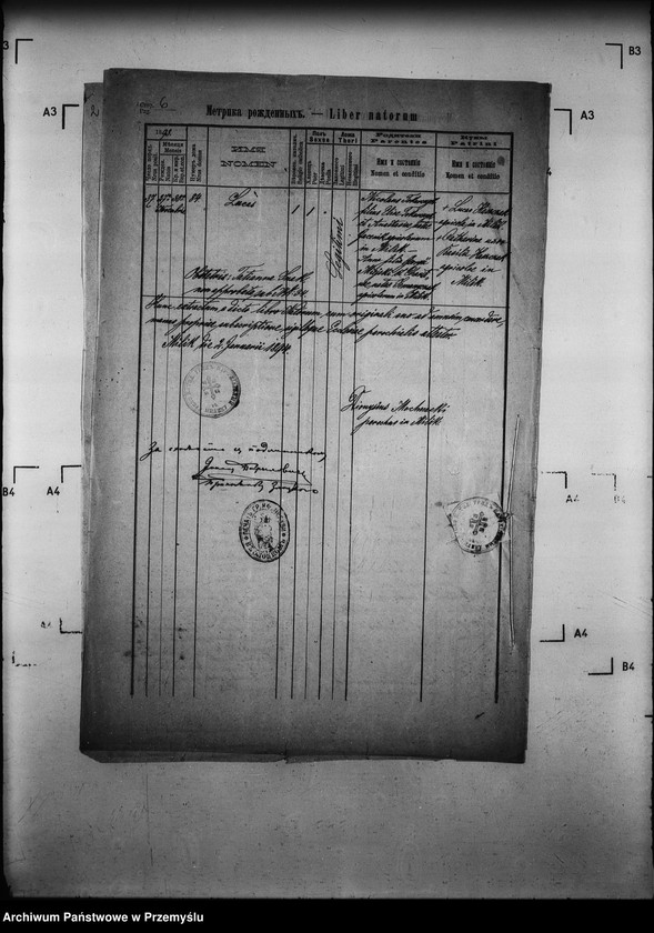 Obraz 10 z jednostki "[Kopie ksiąg metrykalnych parafii Milik z filią Andrzejówka (dekanat Muszyna)]"