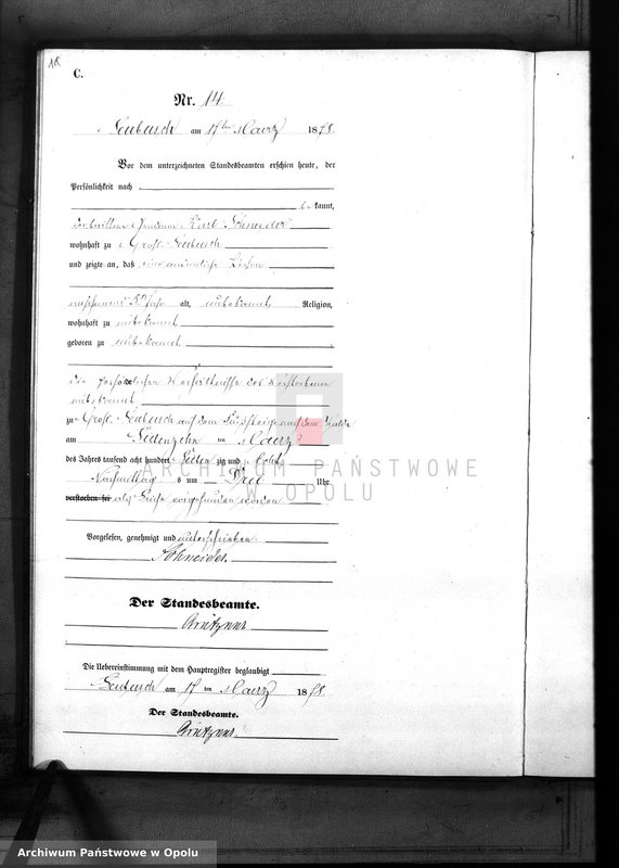 image.from.unit.number "Sterbe-Neben-Register des Standes Amt Leubusch pro 1878"