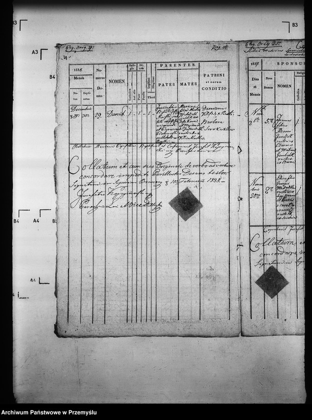 Obraz 8 z jednostki "[Kopie ksiąg metrykalnych parafii Brunary Wyżne z filiami Brunary Niżne, Czarna, Jaszkowa (dekanat Grybów)]"