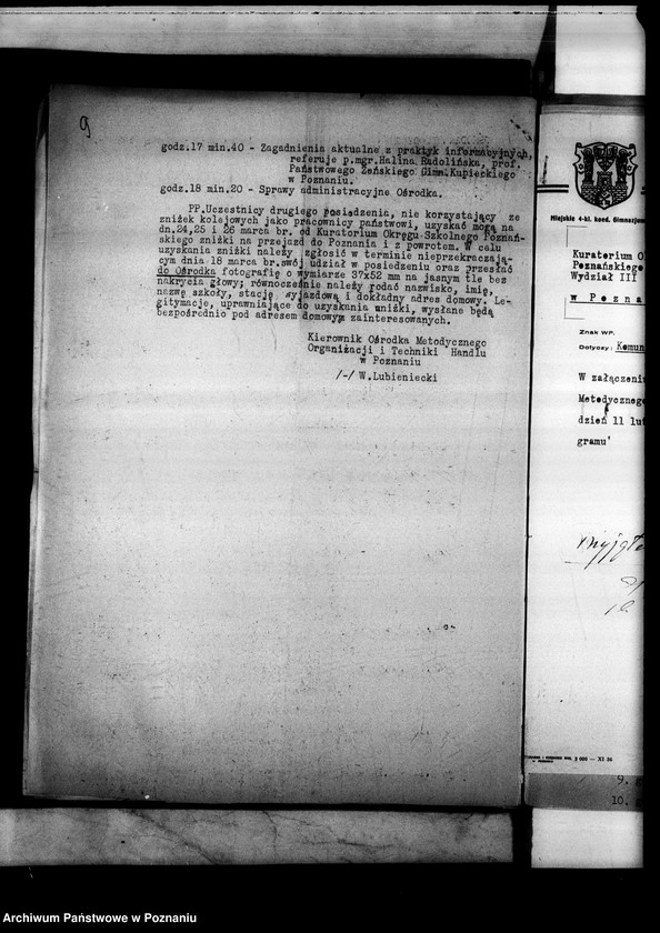 Obraz 13 z jednostki "Miejskie Gimnazjum Kupieckie - Poznań"