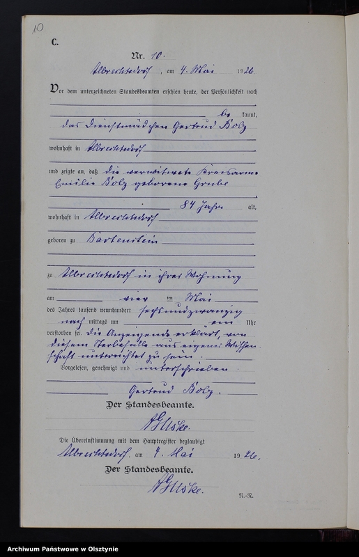 image.from.unit.number "Sterbe-Neben-Register Nr 1 - 18 [ Księga zgonów - wtóropis ]"