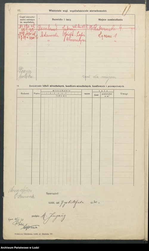 image.from.unit.number "Księga inwentarzowa nieruchomości m. Łodzi ul. Piasta"