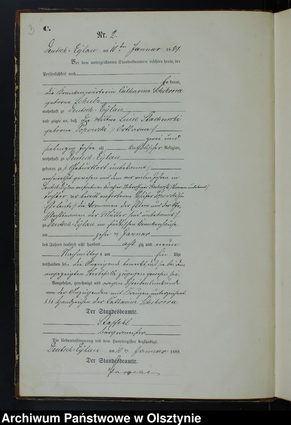 image.from.unit.number "Sterbe-Neben-Register Nr 1 - 98"