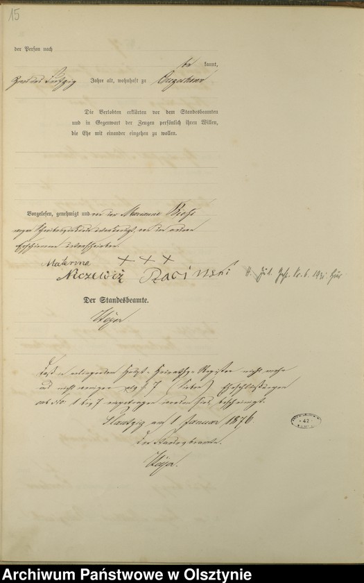 image.from.unit.number "Haupt-Heiraths-Register Nr 1 - 7"