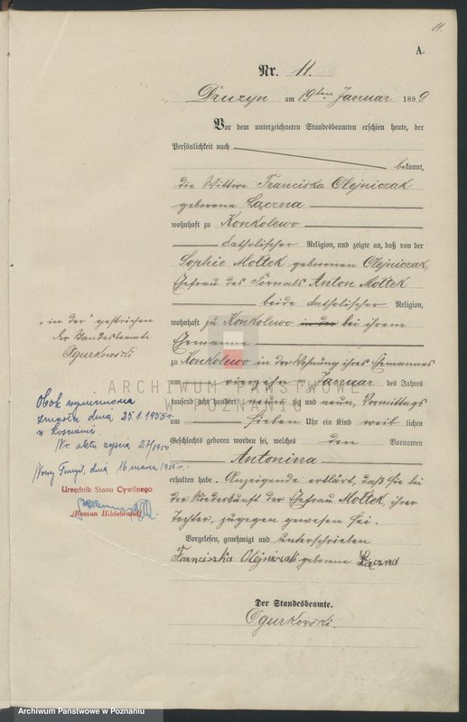 image.from.unit.number "Księga aktów urodzenia"