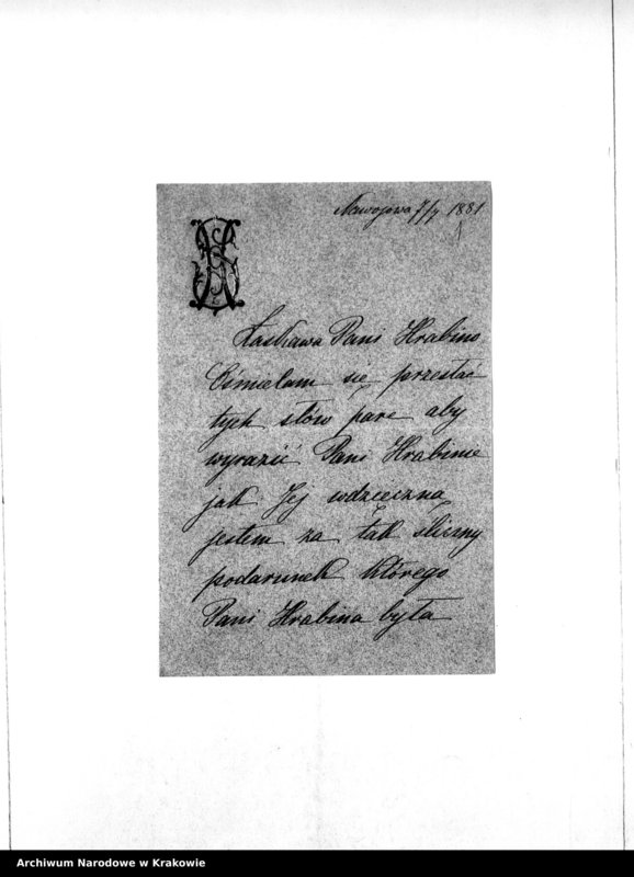 Obraz 4 z jednostki "Korespondencja Katarzyny Potockiej. Listy od: Krasińska Helena ~ Kwilecka Maria"