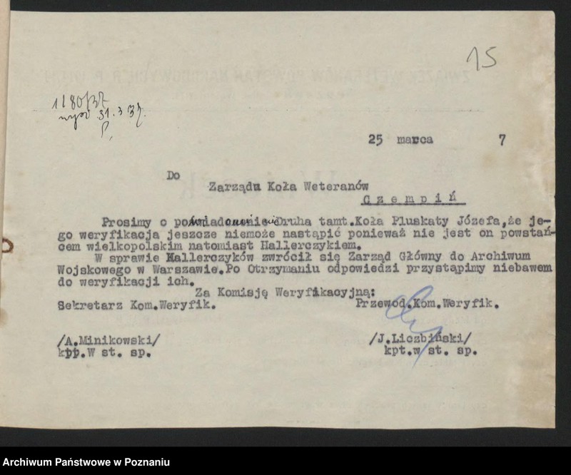 Obraz 17 z jednostki "Czempiń, powiat Kościan akta koła."