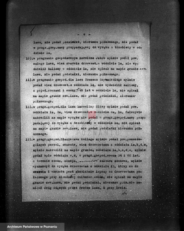 image.from.unit.number "/Nadzór nad gospodarką leśną protokoły badania lasów programy gospodarstw rolnych/ z terenu powiatu wągrowieckiego"