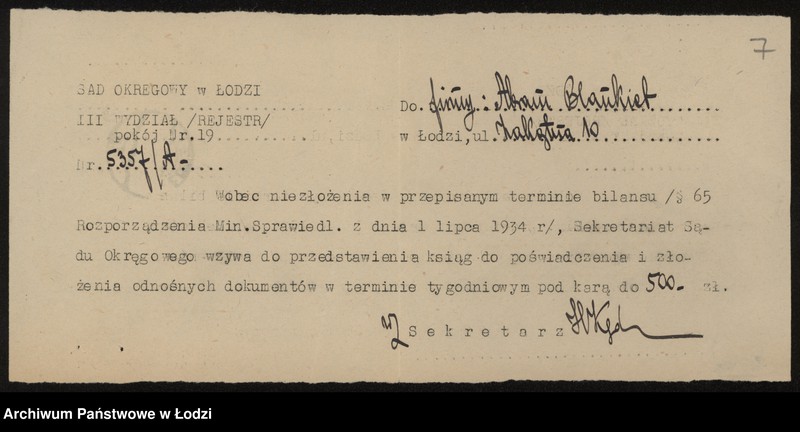 Obraz 9 z jednostki "Abram Blankiet- sklep kolonialny"