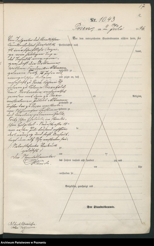 Obraz 20 z jednostki "Księga zgonów t. III"