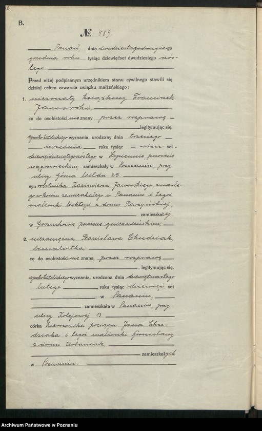 image.from.unit.number "Księga miejscowa małżeństw tom IV [Rejestr główny małżeństw]"