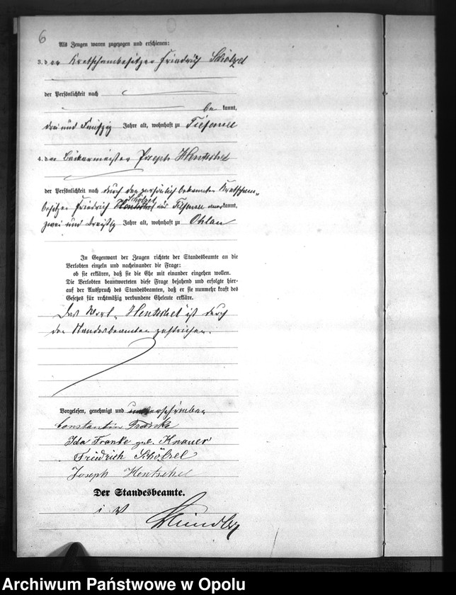 Obraz 9 z jednostki "USC Kopice. Księga akt małżeństw rok 1879"