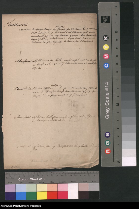 Obraz 4 z jednostki "A. betr. die Familie von Stablewski"