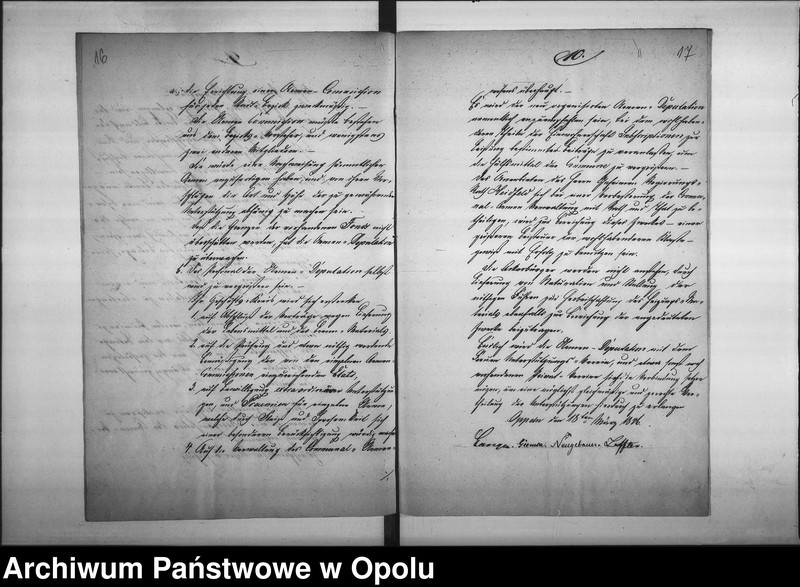 Obraz 15 z jednostki "Acta des Magistrats zu Oppeln betreffend die Verbesserung des Armenwesens anno 1846"