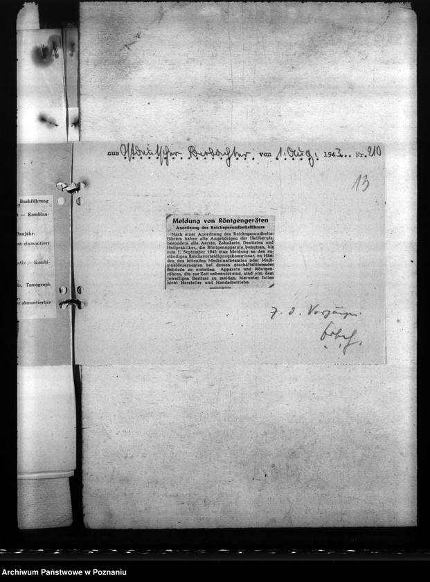 Obraz 20 z jednostki "Einsatz der Röntgenapparte"