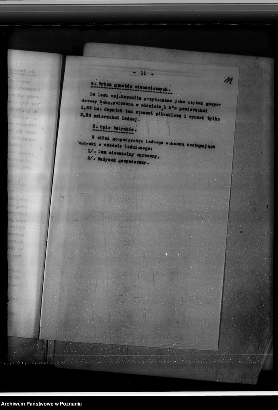 Obraz 15 z jednostki "Program urządzania gospodarstwa leśnego majętności Brachlin -powiat kościański"