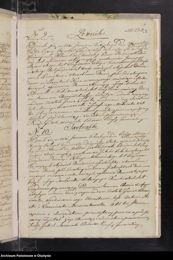 image.from.unit.number "Dupplikat Urodzenia Zaslubienia i Zeyscia parafii Janowieckiey z Roku 1839"